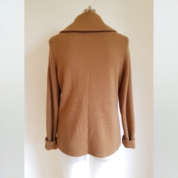 HALOGEN Double Breasted Knit Cardigan Sweater, S - Picture 2 of 5